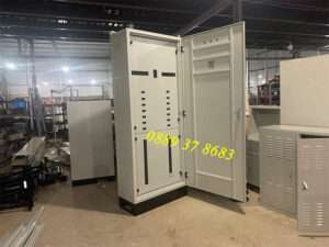 Vỏ tủ điện trong nhà 2 lớp cánh chất lượng 2200x900x400x1.5mm